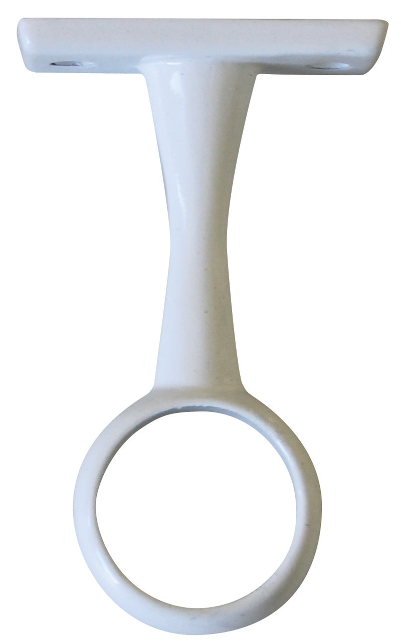HSI Schrankrohr-Mittelträger weiß, für Rohr 20 mm, 50 mm Länge