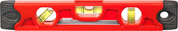 CONNEX Wasserwaage Torpedo, rot, ohne Griff – 230 mm Länge