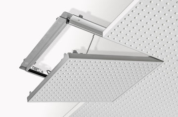 Knauf REVO Revisionsklappe Aluminium 12,5 mm, 415x415 mm, mit Lochplatte