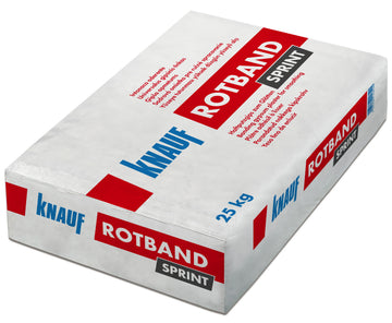 Knauf Rotband Sprint Haftputzgips, 25 kg Sackware, innen