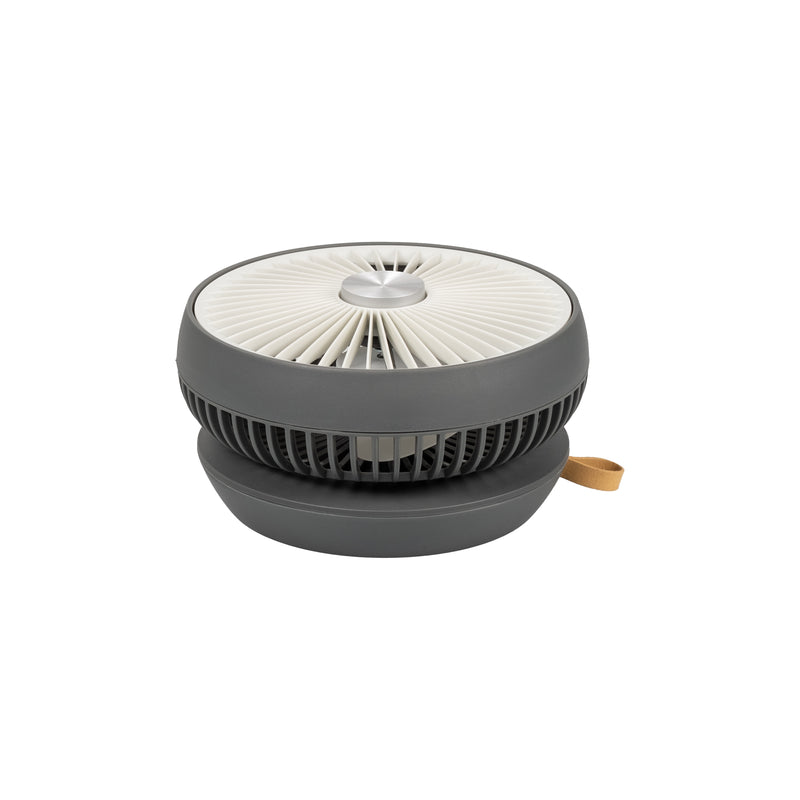 Eurom Vento Cordless Tischventilator grau, 14 cm, 4 Leistungsstufen, Akku