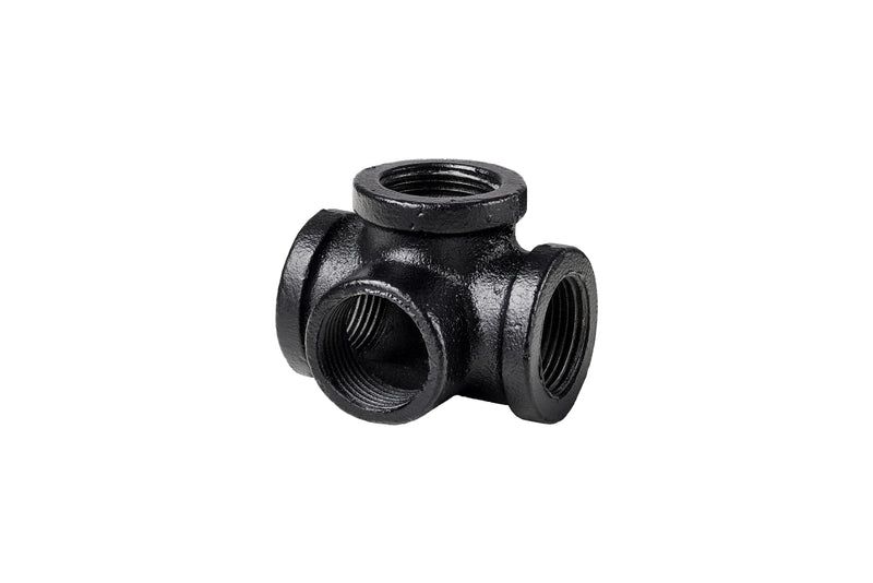 DOLLE PIPE Corner Verbindungsstück schwarz, Eisenrohrsystem