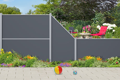 DELTA Gartenholz EASY-BOARDS Montageleisten-Set, Aluminium, silber