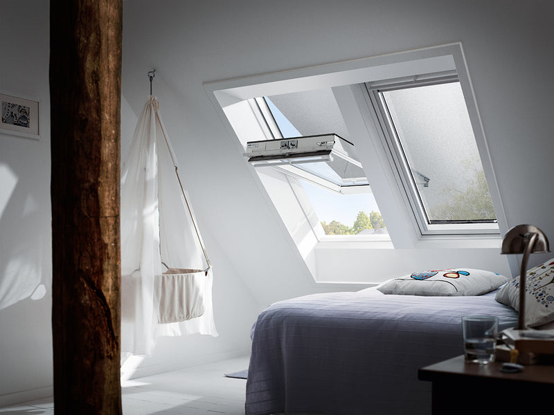 VELUX Markise MHL mit H-Krallen in Schwarz, manuell (MK00)