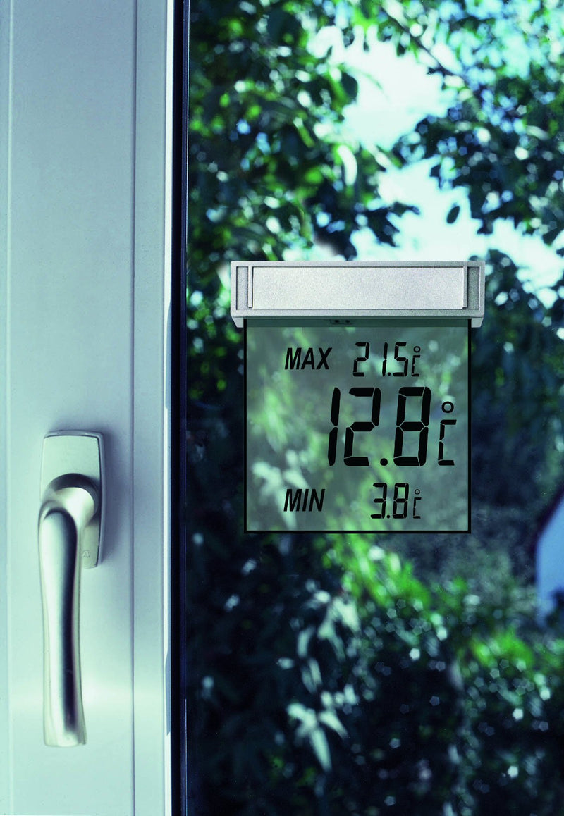 TFA VISION Fenster-Max-Min-Thermometer silber, wetterfest
