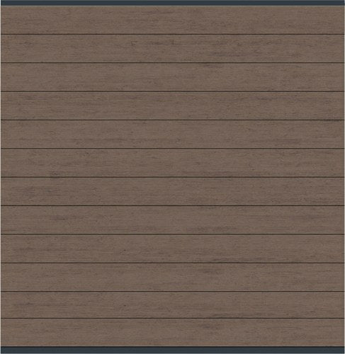 TraumGarten SYSTEM WPC Zaun-Set mandel/anthrazit 178x183 cm