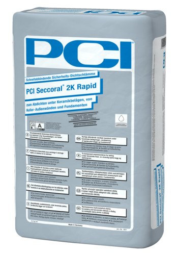 PCI Seccoral 2K Rapid Sicherheits-Dichtschlämme grau 12,5 kg