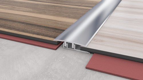 Parkettfreund PF 578 V Übergangsprofil edelstahloptik, Aluminium eloxiert, 100 cm
