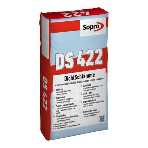 Sopro DS 422 zementäre Dichtschlämme grau 25 kg für Boden & Wand