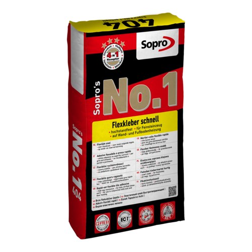 Sopro No.1 404 Flexkleber grau, schnell 25 kg Zementkleber