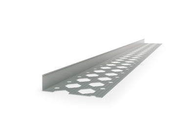BAUKOM Abschlussprofil aus PVC 14 mm, 2,6 m – Serie 2550