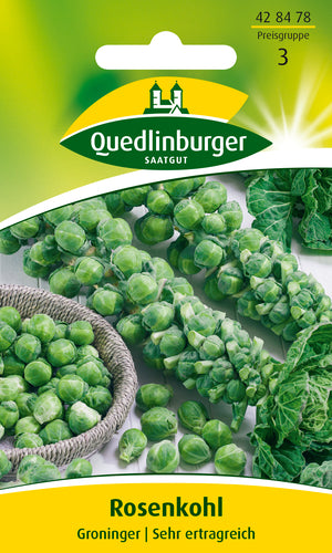 QUEDLINBURGER SAATGUT Rosenkohl Groninger als Gemüsesamen