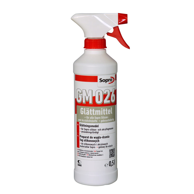 Sopro Glättmittel GM 026 grau, Dichtungszubehör 0,5 l