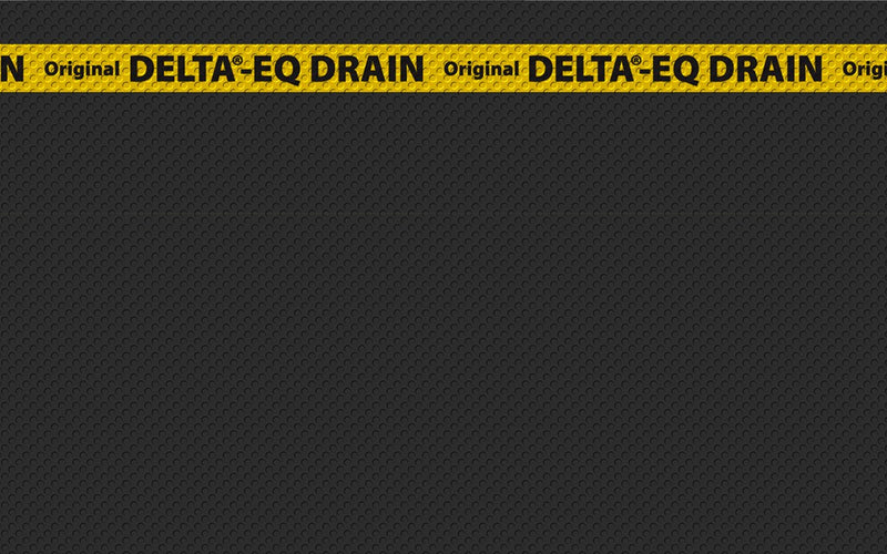 Dörken DELTA EQ-Drain Drainagematte aus PE (2,40 m x 12,5 m)