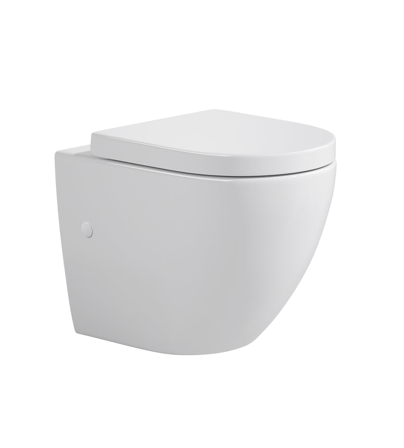 Leysser Cozy Wand-WC-Set weiß spülrandlos inkl. WC-Sitz