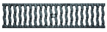 ANRIN DRAIN KE/KF100 Gussrost Stegrost für DN 100, oval, 500x123 mm