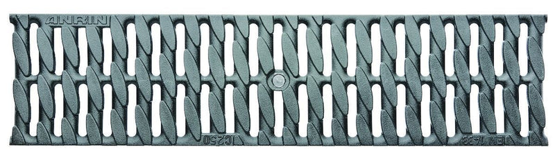 ANRIN DRAIN KE/KF Stegrost-Kunststoff Abdeckung, schwarz, 500 x 123 mm