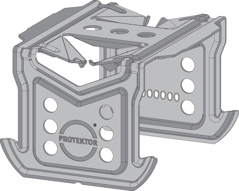 PROTEKTORWERK Kreuzschnellverbinder 6102 für CD 60-27, verzinkt