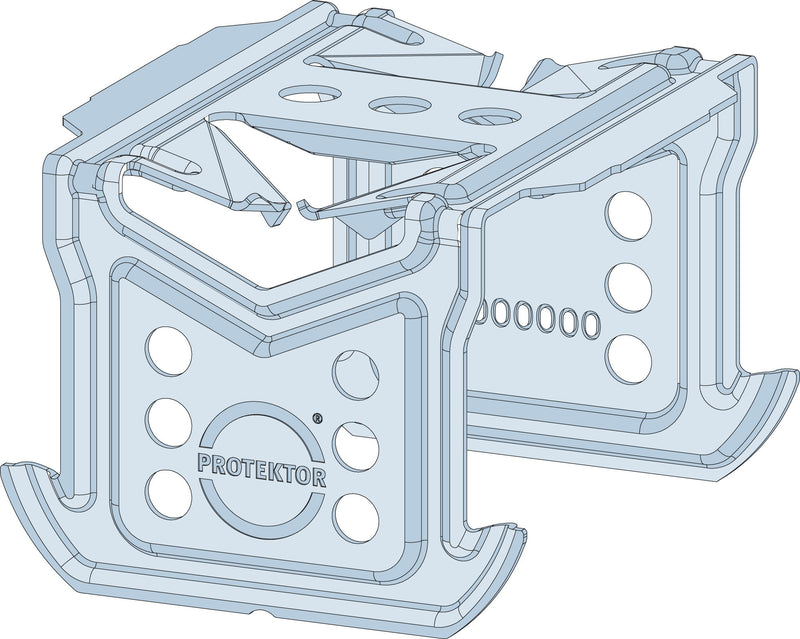 PROTEKTORWERK Kreuzschnellverbinder 6102 für CD 60-27, verzinkt