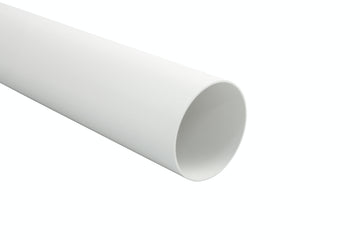Marley Lüftungsrohr rund 150 mm, Kunststoff weiß, 1.000 mm