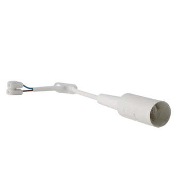 UNITEC Renovier-Fassung E14, weiß, für Anschlussleitung 20 cm