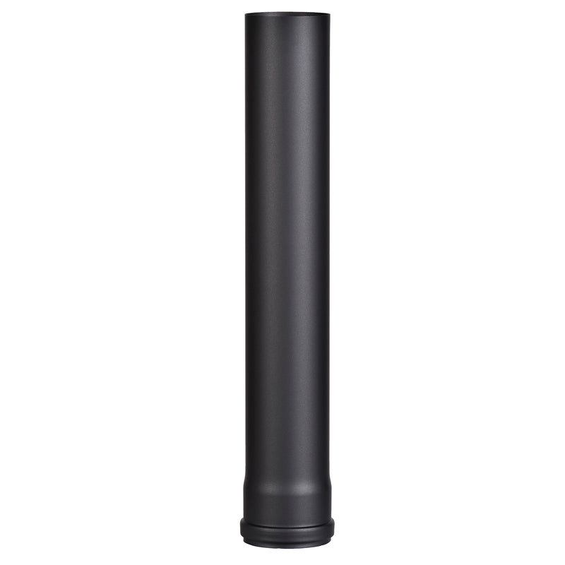 FIREFIX Pelletofenrohr Ø80 mm schwarz, mit Dichtung