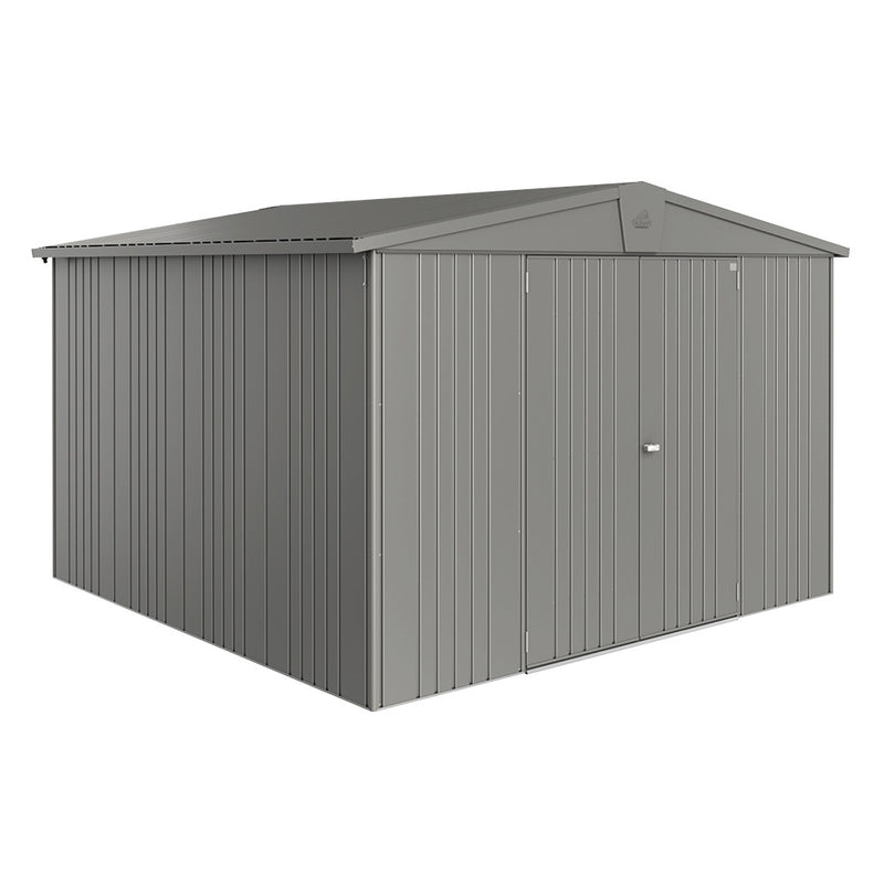 Biohort Gerätehaus Europa Gr. 7 (316 × 300 × 209 cm) Quarzgrau-metallic