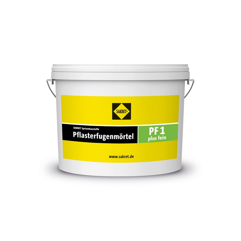 SAKRET Pflasterfugenmörtel PF 1 plus fein anthrazit, 25 kg Eimer
