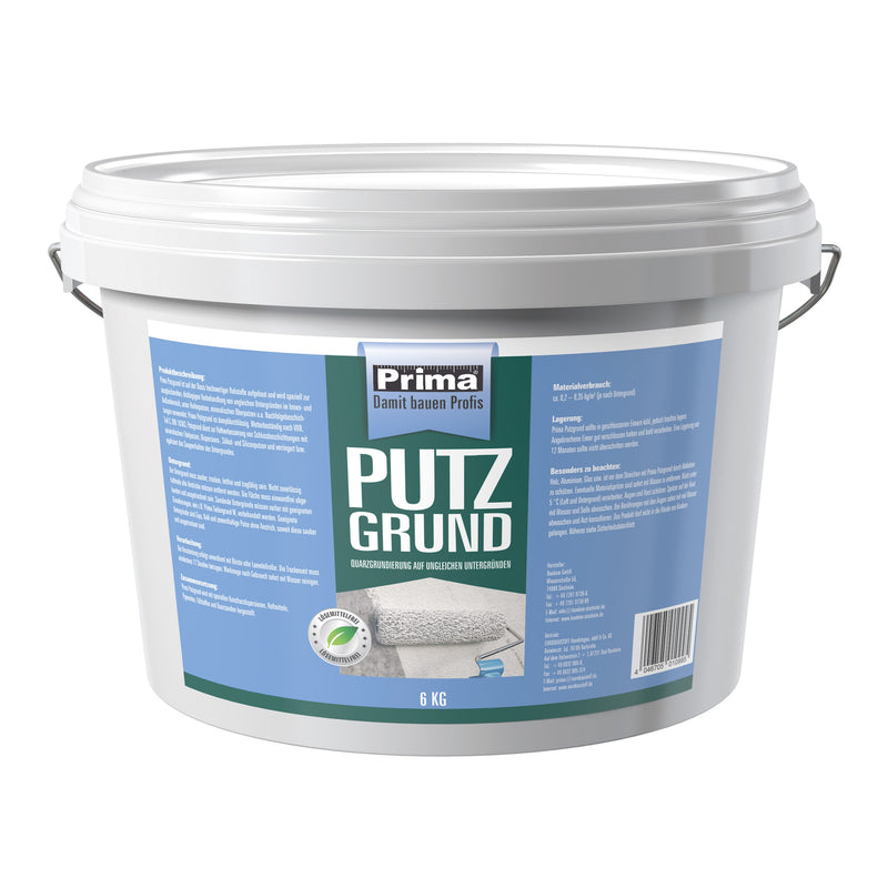 PRIMA Putzgrund Quarzgrundierung haftgrund, gebrauchsfertig 6 kg Eimer