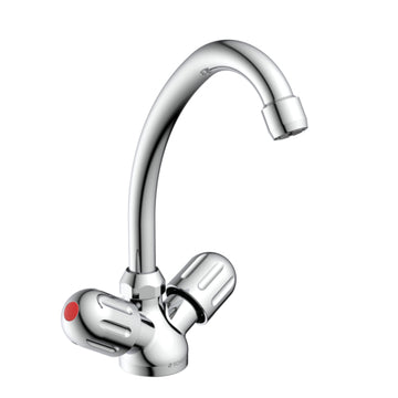 Schütte Peruzzi Spültischarmatur Zweigriff chrom, glänzend