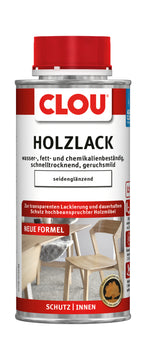 CLOU Holzlack Aqua sdgl. L11 transparent, Klarlack für innen