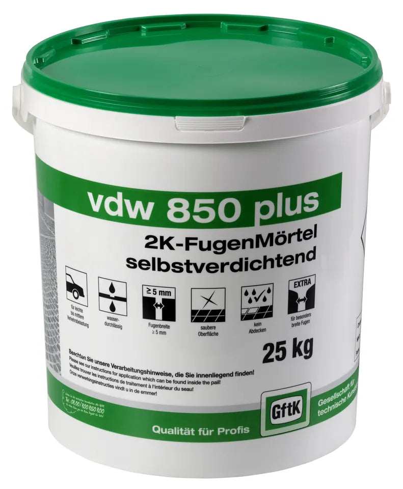 GftK vdw 850 plus, selbstverdichtender Fugenmörtel 25 kg