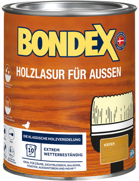 Bondex Holzlasur außen in Kiefer, 0,75 l Kanister