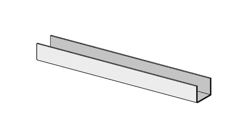 Knauf UD-Profil 28/27/0,6 mm, 3.000 mm Länge für Trockenbau