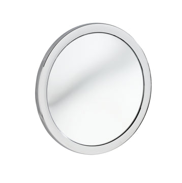 WENKO Pistoia Kosmetik-Wandspiegel mit Saugnapf, weiß/silber