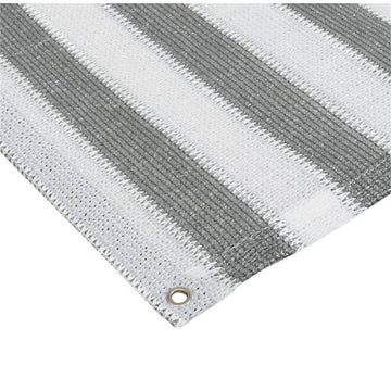 NOOR Reinhold Balkonblende 0,90 x 3 m, grün/weiß mit Ösen