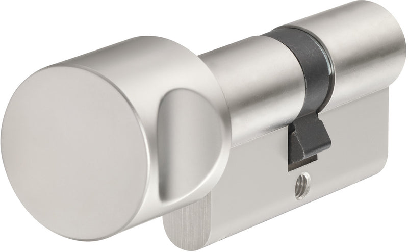 ABUS E20 Profilzylinder Knaufzylinder in vernickelt-matter Oberfläche