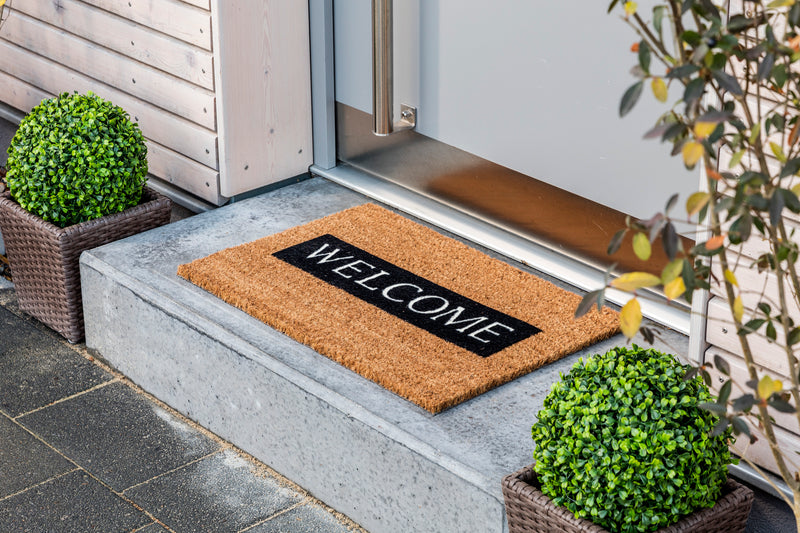 ASTRA Coco Design Fußmatte 40×60 cm, natur mit „Welcome“-Motiv