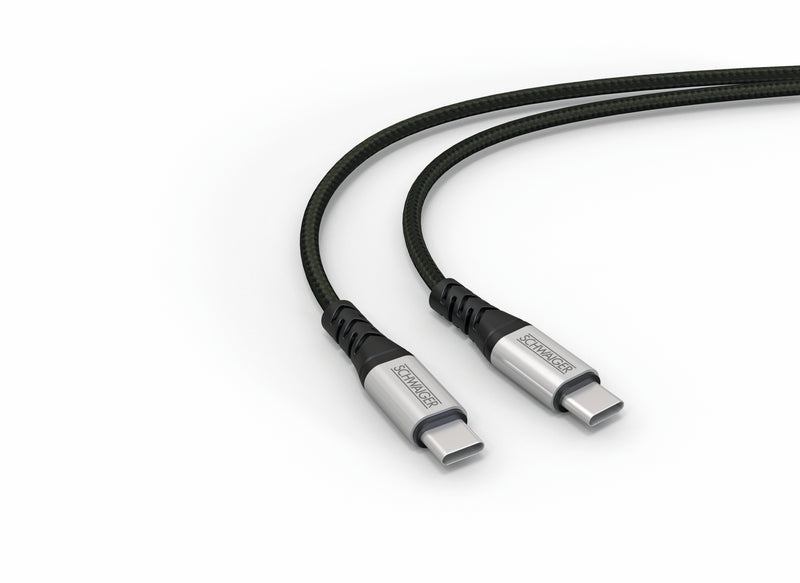 CONNECT Lightning USB‑C auf USB‑C Kabel 1,2 m, schwarz