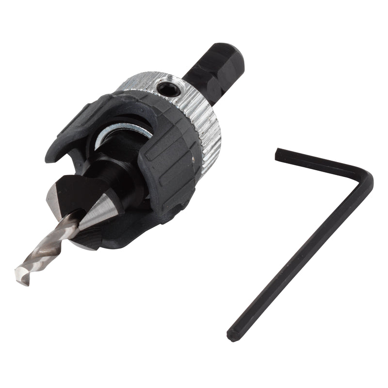 Wolfcraft Senkbohrer mit Tiefenstopp, Ø 3,2 x 12 mm, 1 Stück