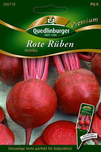 Quedlinburger Saatgut Rote Rüben Monika PG 9 Premium