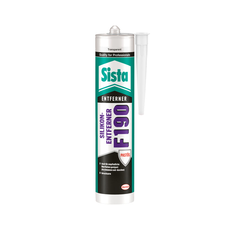 Sista F190 Silikonentferner 300 ml Reiniger & Entferner (Kartusche)