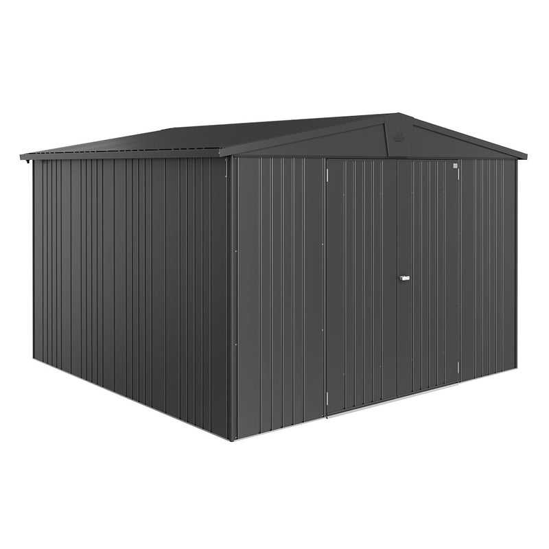 Biohort Gerätehaus Europa Gr. 7 (316 × 300 × 209 cm) Dunkelgrau-metallic