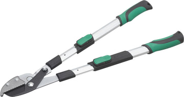 MEISTER Teleskop-Astschere Amboss mit 2K-Griff, Länge 580–780 mm
