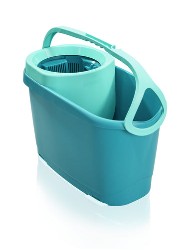 Leifheit Clean Twist M Ergo Bodenwischer Set türkis, ausziehbar