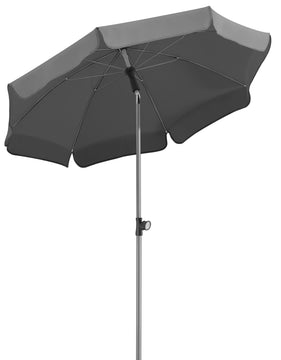Schneider Schirme Locarno Mittelmastschirm / silbergrau, 150 cm