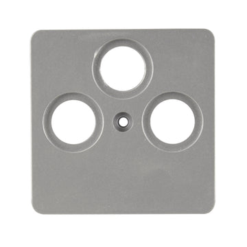 UNITEC LE MANS Serie 603 SAT/Antennenabdeckung silber, Antennendose
