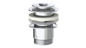 Schütte Ablaufventil DAV-2WK 1 1/4"x65 mm chrom mit Überlauf