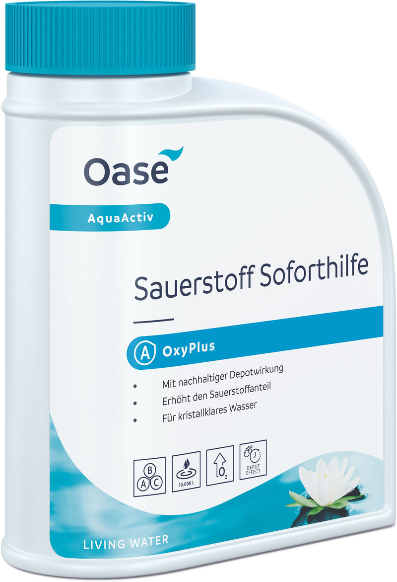 Oase AquaActiv OxyPlus Teichpflege Chemie für 500 ml