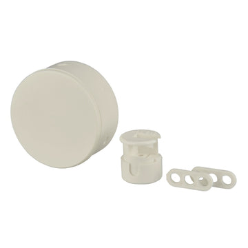 UNITEC Verteilerbaldachin weiß, 1x Zugentlastung
